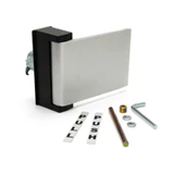 FL2164, FHC Push-Pull Deadlatch Paddle Handle - Push To Right — FL2164 — Aluminum — Push