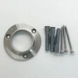 CFG-D424, Flange for Ø 1-5/8" & Ø1-3/4" slot tube — CFG-D424 — Brushed Stainless Steel