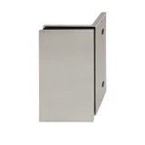 CSB290W,(2-R1) Shower Bracket with Cover, Offset Wall to Glass 90°, for 3/8" ~1/2" . Black Rubber Gaskets, — CSB290WBN
