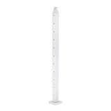 CSPC42, Square 42" Height Post for cable Ø2", (Post Only, Not include cable, Tensioner & Terminal) — CSPC42 — Brushed Stainless Steel — MIDDLE
