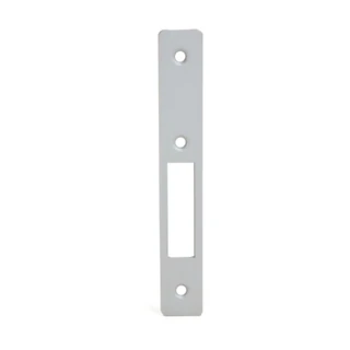 FL2134, FHC Left Hand Beveled Faceplate For FL2130 Series Hook Throw Deadlocks — FL2134 — Aluminum