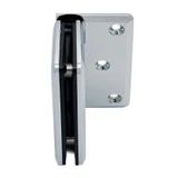 CC0L044, Wall Mount Offset Back Plate Shower Door Hinge — CC0L044