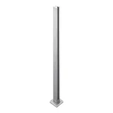 CSLP42,Square Post 42" Height for 1/2" Glass (Post Only, Not Include Glass Clamp) — CSLP42CSSS — Brushed Stainless — INLINE