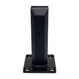 CSDMS188S, Square Spigot for Stair, Size: 2" x 7-7/16" Height ,Duplex 2205 — CSDMS188SL — Matte Black — Left Side