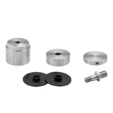 1-1/2" Ø Diameter Standoff, Adjustable Round Standoff for Glass Railing, Stainless steel 316 — CS0A112112 — 1-1/2" — Polished Stainless Steel