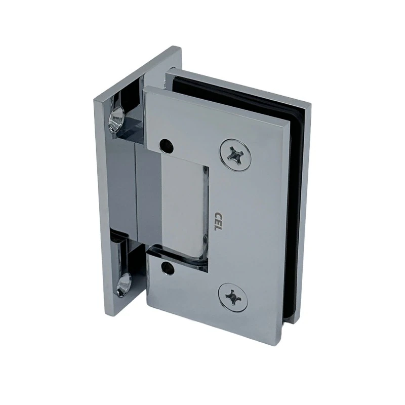 CGEN337, Shower Door WALL Mount Full Back Plate -Adjustable — CGEN337