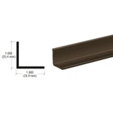 D1634,CRL 1" Aluminum Angle Extrusion — D1634BRZ