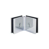 CSGC0F90, 90 Degree Square Glass Clamp for Frameless Shower Door — CSGC0F90