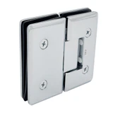 CC0L180, Frameless Shower Door, 180°, Glass to Glass Hinge — CC0L180