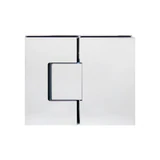 CEL180, Heavy Duty Adjustable Glass-to-Glass 180° with Cover Plate Hinge, For 3/8"~1/2" Glass — CEL180CH