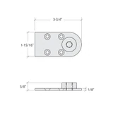 3010DP, FHC Adjustable Dual Purpose Pivot Set (Standard)