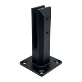 CSDMS188S, Square Spigot for Stair, Size: 2" x 7-7/16" Height ,Duplex 2205 — CSDMS188SL — Matte Black — Left Side