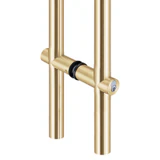 CLLP, Locking Ladder Pull, 304 tube in 1/16" thickness — CLLP48 — Brushed Gold — 48"
