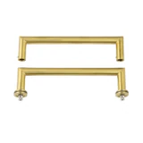 CMT, Round Tubing Mitered Corner Back to Back Pull Handle — CMT6X6