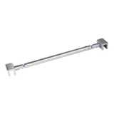C2704, FRAMELESS SHOWER DOOR, ROUND FIXED PANEL GLASS TO GLASS SUPPORT BAR — C2704A