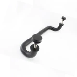 CM17412, Ø 1 X12"(CTC), Solid Aluminum Singled-Side Offset Pull Handles — CM17412-MB — Matte Black