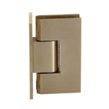 V1E037BBRZ,CRL Brushed Bronze Vienna 037 Series Wall Mount Full Back Plate Hinge