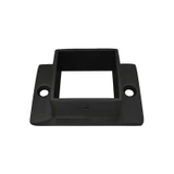 CFG-40X40, Flange for 1-1/2" x 1-1/2" slotted tube — CFG-40X40 — Matte Black