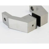 CSQOF, Offset Mount Mid-Post for Square Ladder Pulls (1 Set) — CSQOF-SSS — Brushed Stainless Steel