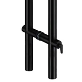 CLLPA48, 48" Locking Ladder Pull, 316 Stainless Steel Tube in 1/16" Thickness — CLLPA48 — Matte Black — 48"