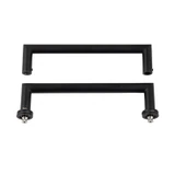 CMT, Round Tubing Mitered Corner Back to Back Pull Handle — CMT12X12