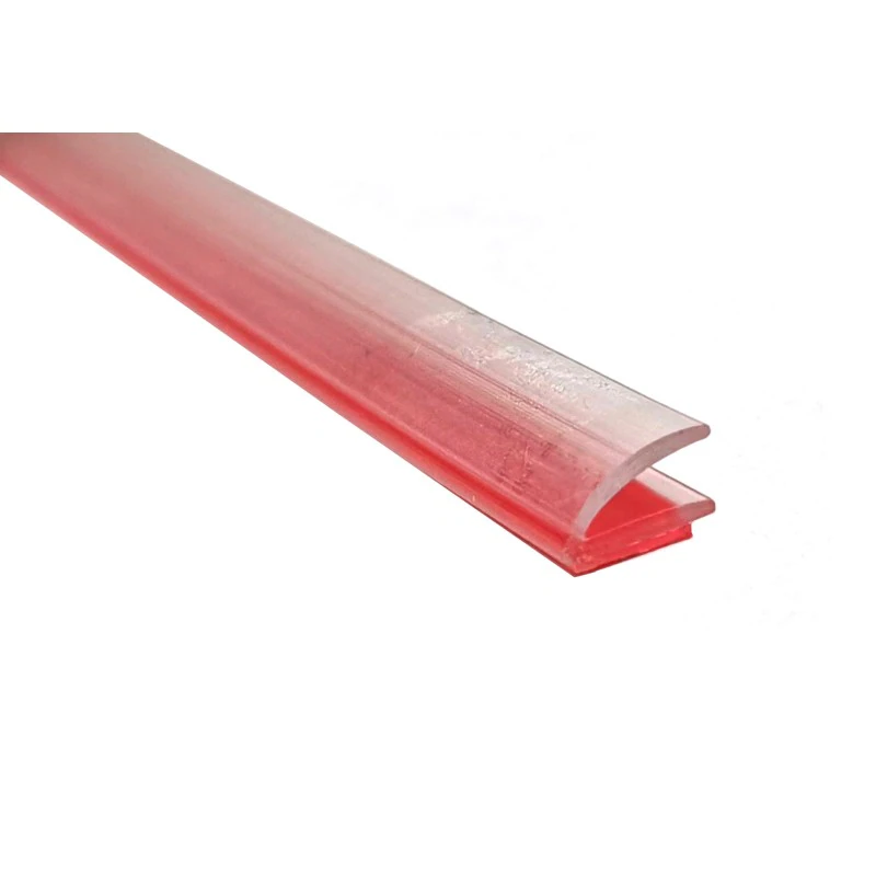 CSDTST2, Translucent Vinyl Edge 'V' Seal With Pre-Applied Tape — CSDTST2