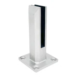 CSDMS188S, Square Spigot for Stair, Size: 2" x 7-7/16" Height ,Duplex 2205 — CSDMS188SL — Polished Stainless Steel — Left Side
