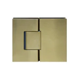 CEL180, Heavy Duty Adjustable Glass-to-Glass 180° with Cover Plate Hinge, For 3/8"~1/2" Glass — CEL180SB