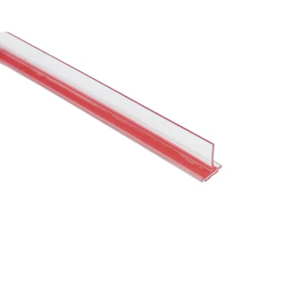 CSDTWT2, Translucent Vinyl Edge 'T' Wipe with Pre-Applied Tape — CSDTWT2