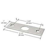 777SP, Strike Plate — 777SP — Brushed Stainless Steel