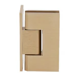 V1E044BBRZ,CRL Brushed Bronze Vienna 044 Series Wall Mount Offset Back Plate Hinge — V1E044BBRZ