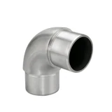 CE90-424, 90-degree elbow connector for Ø 1 3/4" OD Handrail Tube — CE90-424 — Brushed Stainless Steel