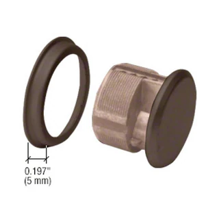 DL2173,CRL Dark Bronze Mortise Dummy Cylinder — DL2173