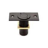 AMR208, CRL Dust Proof Keeper Non-Locking With Plate — AMR208 — Matte Black