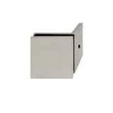 CSB90W, 90° Glass-to-Wall, Fixed Panel Square Clamp with Large Leg, WITH COVER — CSB90WBN