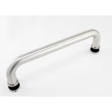 CM16512-SSS, Singled Side, Ø 1"X 12"(CTC), Brushed Stainless Steel Straight Pull Handles.