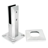 CSDMS188S, Square Spigot for Stair, Size: 2" x 7-7/16" Height ,Duplex 2205 — CSDMS188SL — Polished Stainless Steel — Left Side