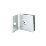 CSGC037, Fixed Panel Square Clamp With Leg for Frameless Shower Door — CSGC037