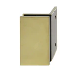 CSB290W,(2-R1) Shower Bracket with Cover, Offset Wall to Glass 90°, for 3/8" ~1/2" . Black Rubber Gaskets, — CSB290WSB