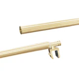C2701, FRAMELESS SHOWER DOOR ROUND FIXED PANEL WALL TO GLASS SUPPORT BAR — C2701A