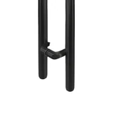 CLPO84-MB, (2-M1), Ø 1 1/4" X84"X72"(CTC), 84" Ladder Pull Handle Back to Back, Offset — CLPO84-MB — Matte Black
