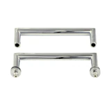 CMT, Round Tubing Mitered Corner Back to Back Pull Handle — CMT12X12
