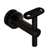 CHBF737, Adjustable Glass Mount Handrail Bracket for Square Tube — CHBF737 — Matte Black