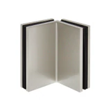 CSB290G, 90° Glass-to-Glass heavy Duty Bracket, WITH COVER — CSB290GBN
