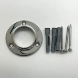 CFG-D424, Flange for Ø 1-5/8" & Ø1-3/4" slot tube — CFG-D424 — Polished Stainless Steel