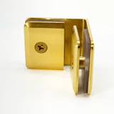 CBGC90 Beveled, 90º Degree Glass to Glass Shower Door Clamp — CBGC90