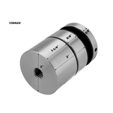2" Ø Diameter Standoff, Adjustable Round Standoff for Glass Railing, Stainless steel 316 — CS0A22 — 2" — Brushed Stainless Steel
