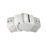 CVE-40X40, Flexible swivel vertical elbow for 1 1/2" x 1 1/2' slotted tube — CVE-40X40 — Polished Stainless Steel