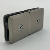 CBGC188 Beveled 180º Glass to Glass Movable Transom Shower Door Clamp — CBGC188