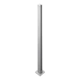 CSLP42,Square Post 42" Height for 1/2" Glass (Post Only, Not Include Glass Clamp) — CSLP42ESSS — Brushed Stainless — END
